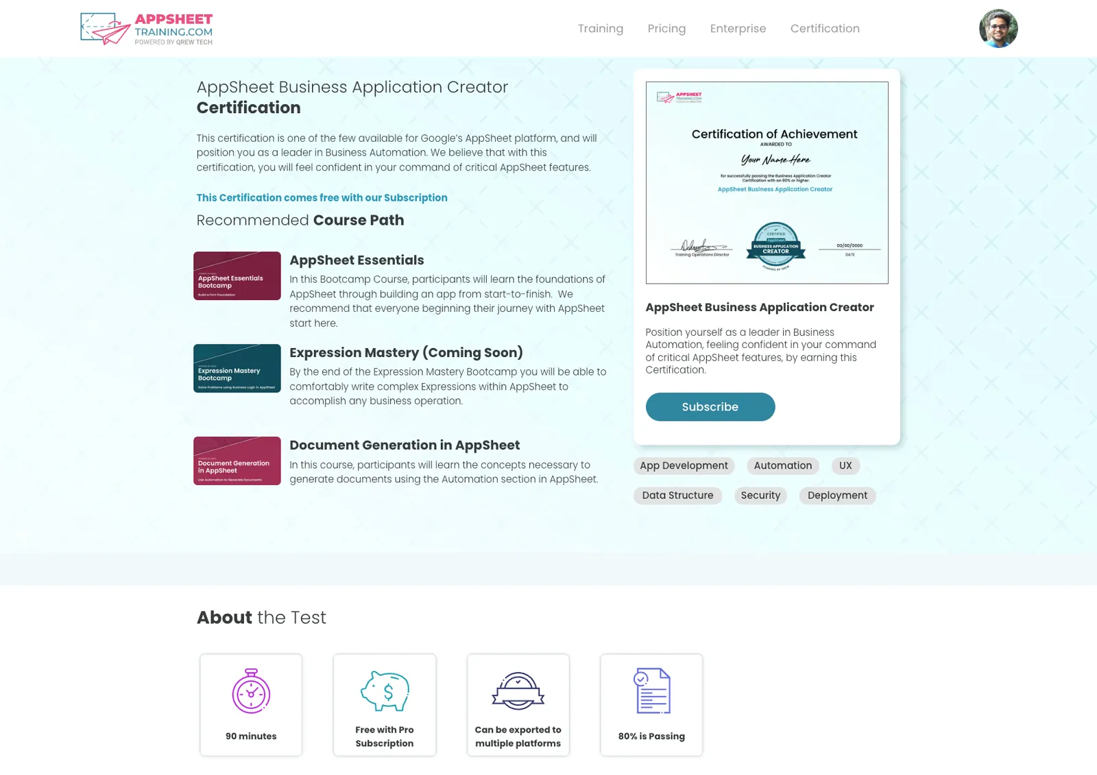 AppSheet Training